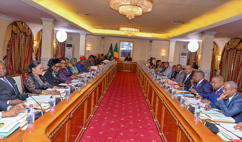 Rodrigue Nguesso salue le propos liminaire de son excellence M. Denis Sassou N’Guesso, président de la République, lors du Conseil des ministres s’est réuni ce jeudi 18 juin 2026.