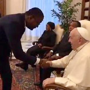 24 novembre 2024 : Rodrigue Nguesso rencontre le pape François