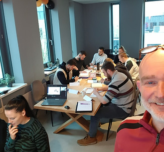 Communicatieoefening bij een teamtraining