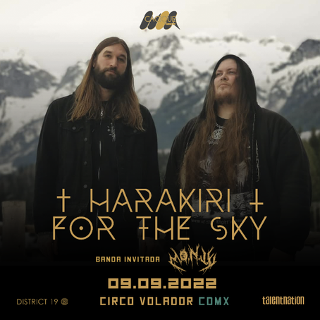 HARAKIRI FOR THE SKY REALIZARÁ SU PRIMERA GIRA EN MÉXICO