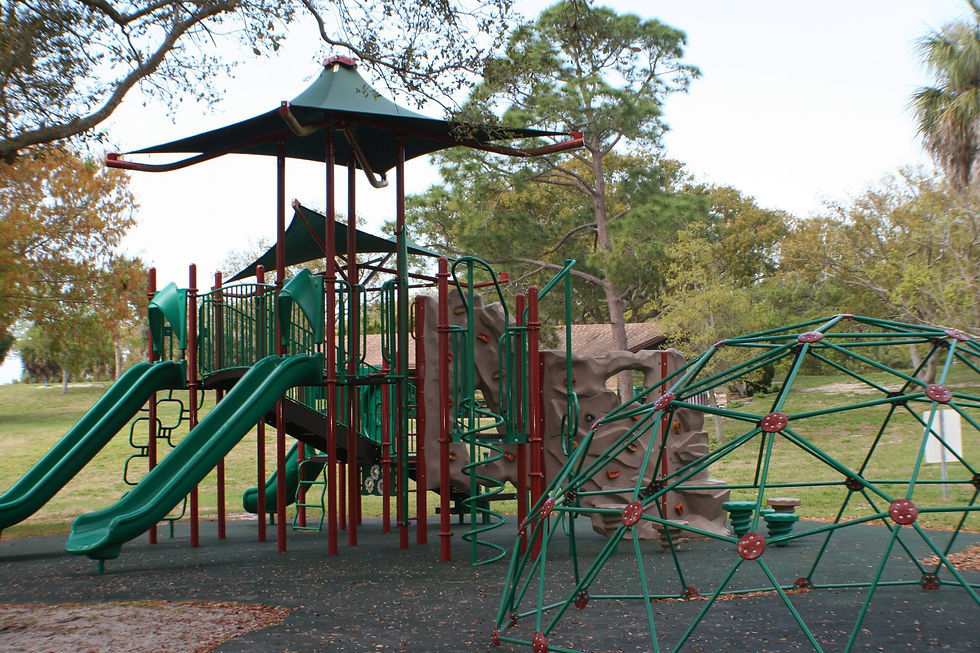 Playground at A.L. Anderson Park in Tarpon Springs in Pinellas County