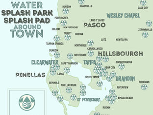 Map of Water Attractions Around Tampa Bay