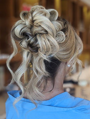 Updo hairstyle