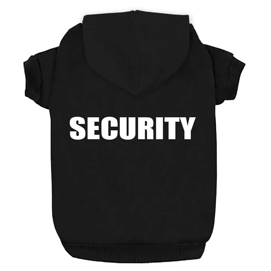 Security Dog Hoodies Dog Clothes Apparel Winter Sweatshirt Warm Sweater Cotton P