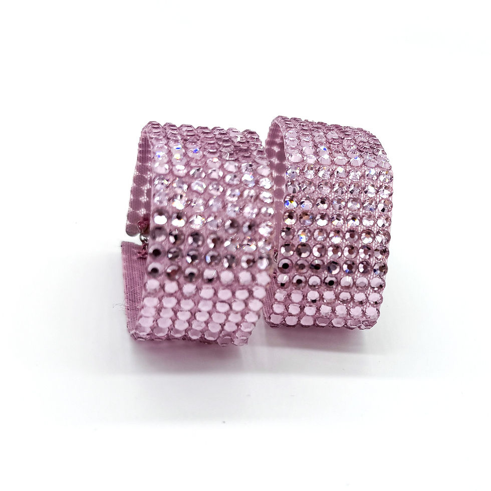 Thumbnail: Light Pink Thin Cuff Bracelets
