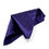 Thumbnail: Purple Unfolded Pocket Square with Purple Rhinestones