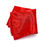 Thumbnail: Red Unfolded Pocket Square with Red Rhinestones