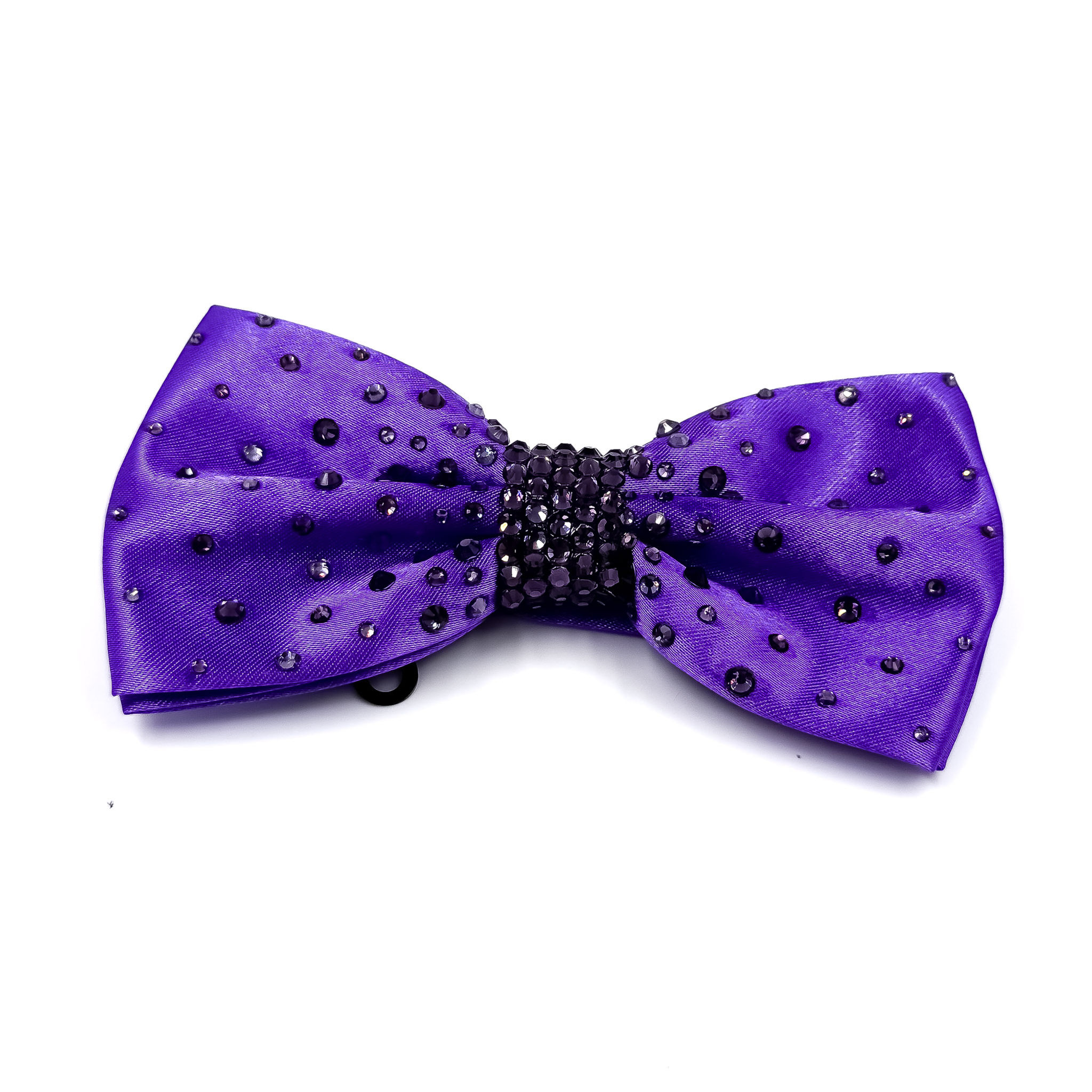 Purple Bow Tie with Purple/Tanzanite Rhinestones