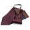 Thumbnail: Brown Tie and Pocket Square with Brown Rhinestones