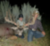 Zane & Payson after a successful guided hunt