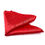 Thumbnail: Red Unfolded Pocket Square with Red Rhinestones