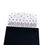 Thumbnail: White Pocket Square with AB Rhinestones 
