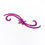 Thumbnail: Fuchsia Rhinestone Hairpiece