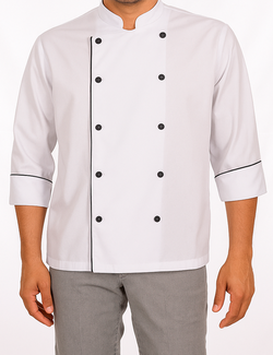 dolman branco vivo preto