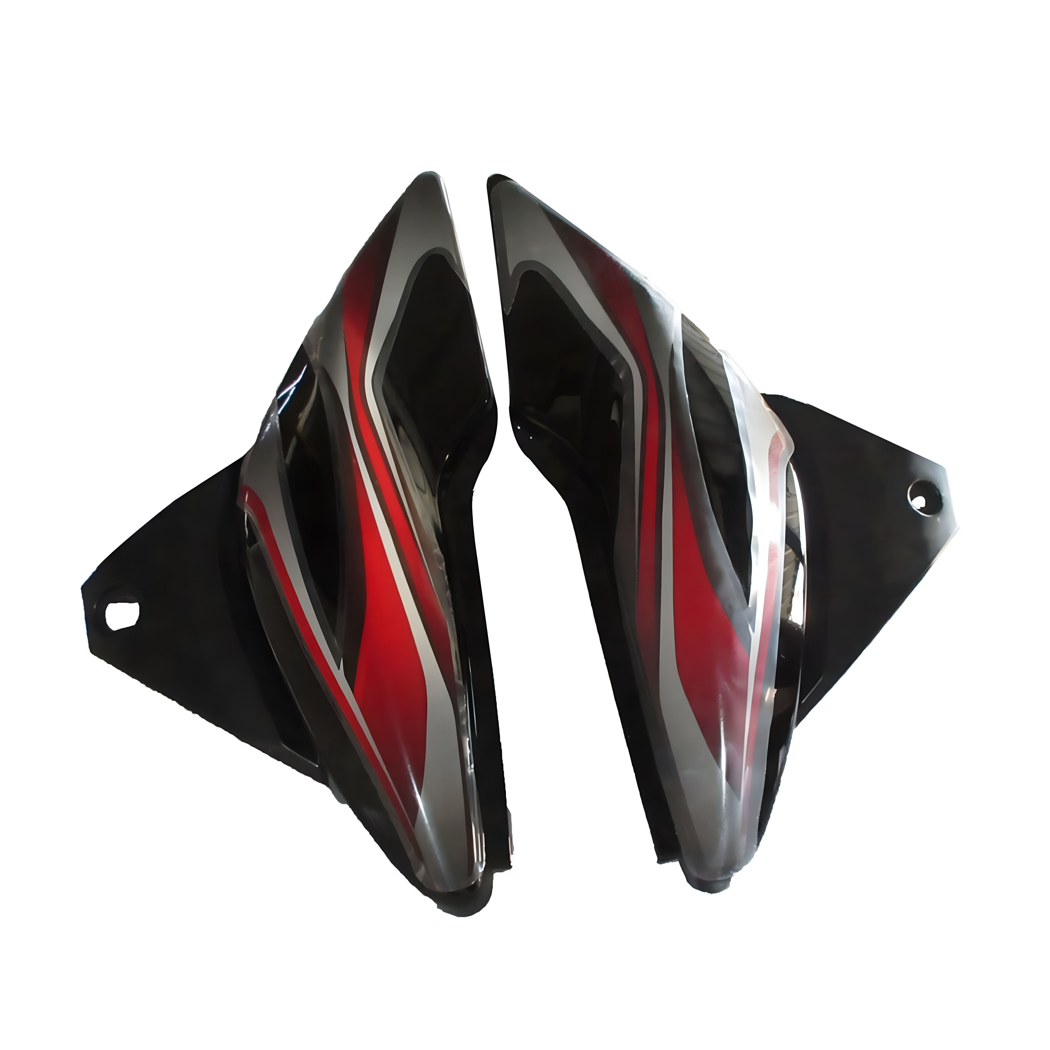 100B SIDE COWL FIT / BLACK WITH RED STICKER