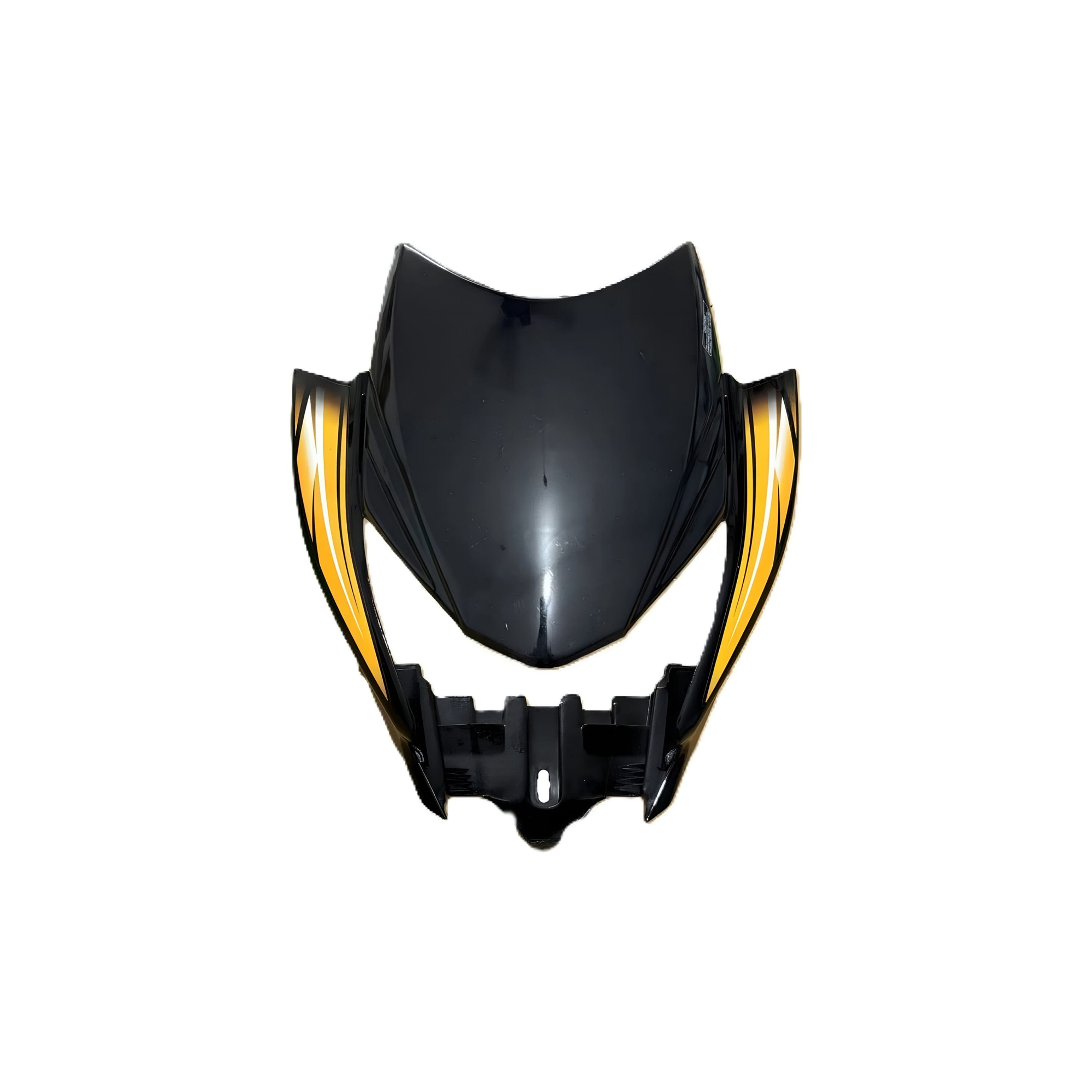 SP 125 BS6 HEAD LIGHT VISOR W/GLASS FIT FOR BLACK WITH YELLOW STK