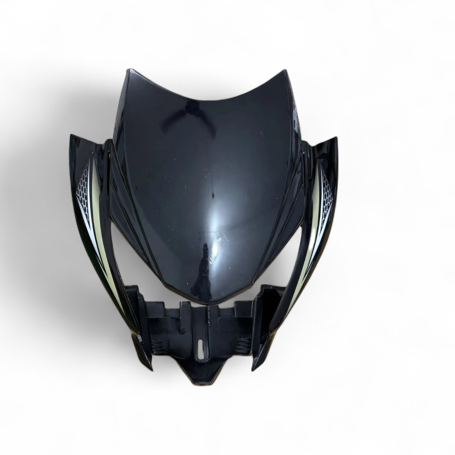 SHINE -100 VISOR FIT FOR / BLACK WITH GOLDEN STICKER