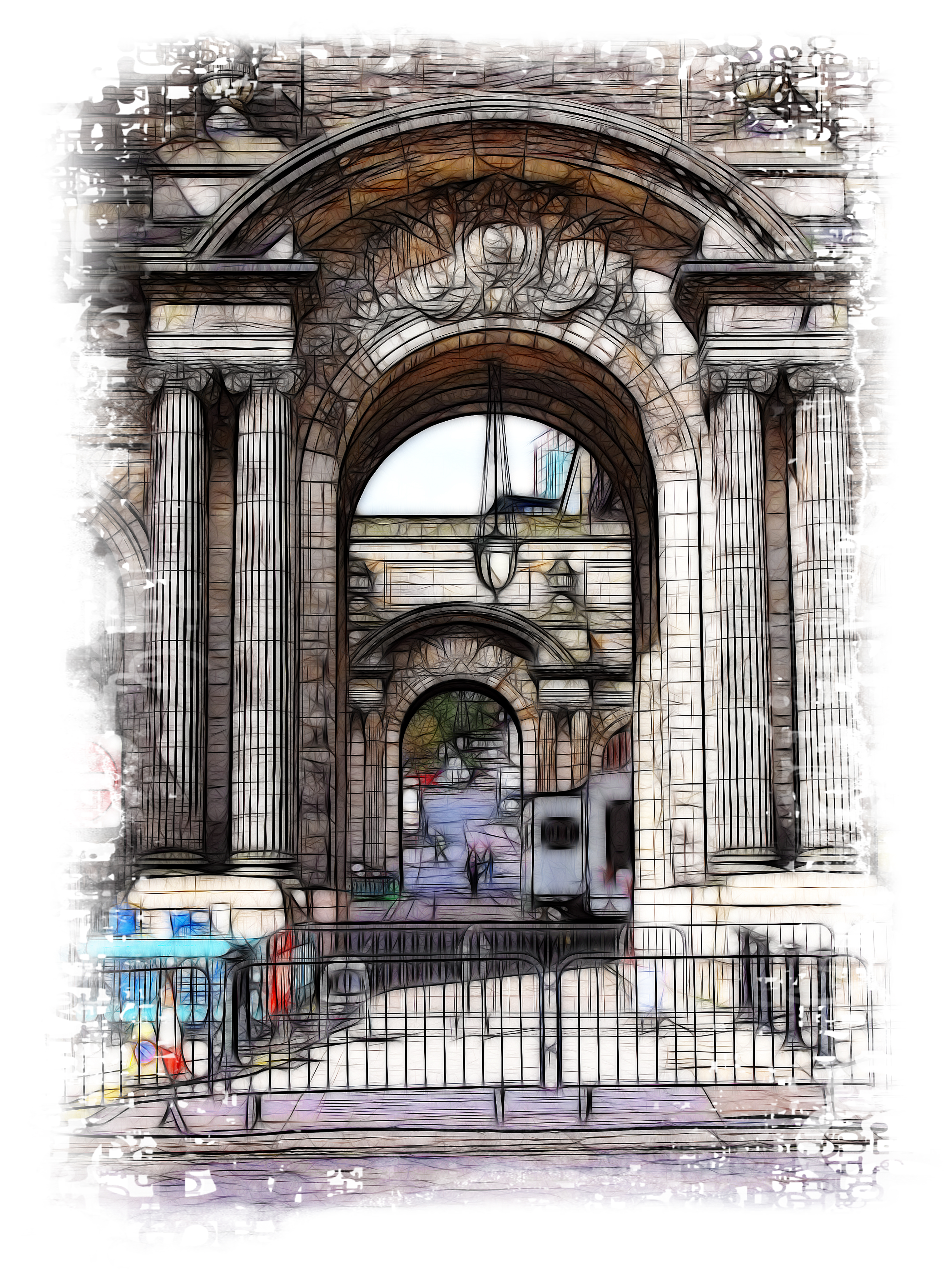 Arches of Glasgow City Chambers AM3