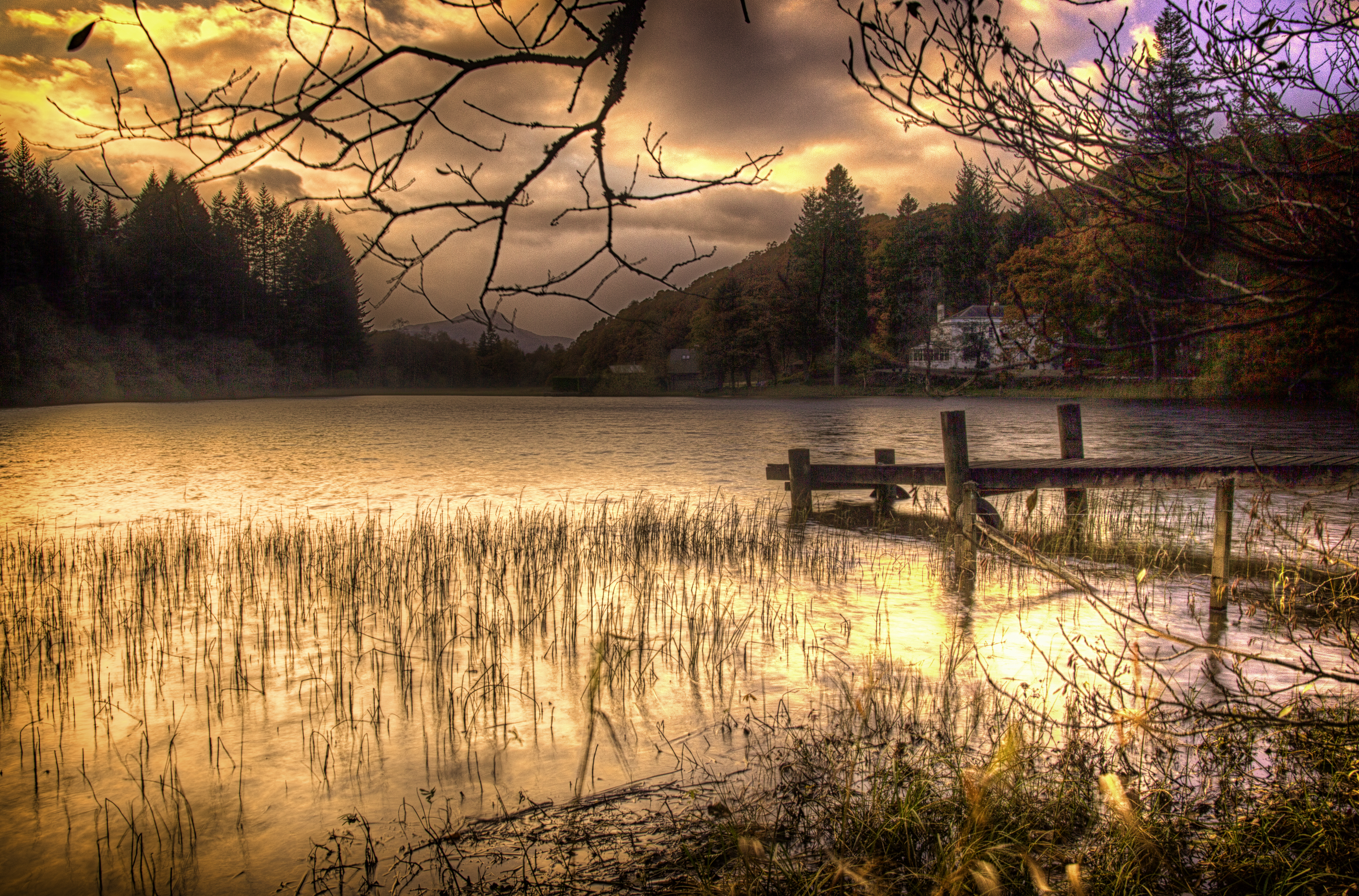 Loch Ard sunset LL1