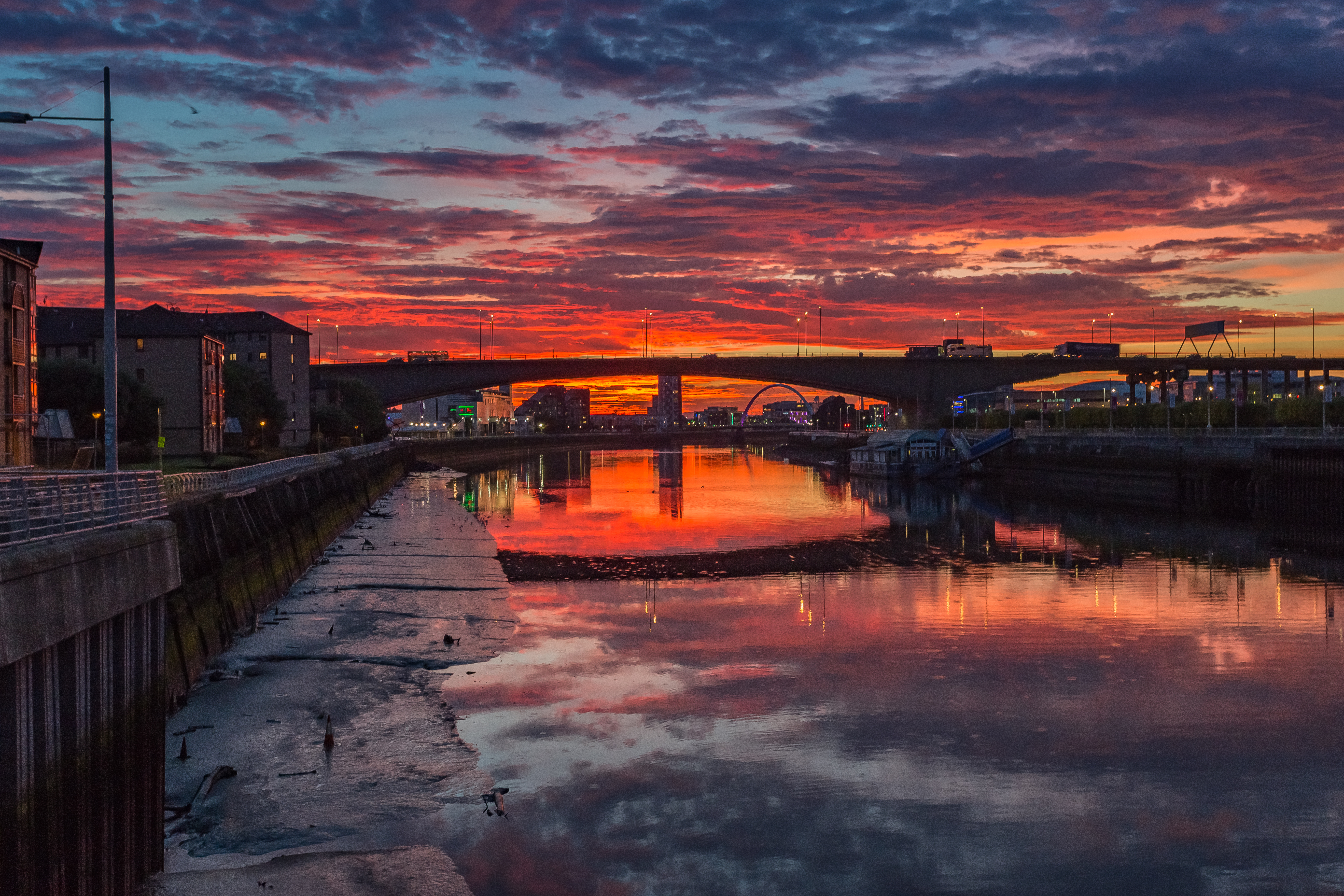 Sunset on the River Clyde C6