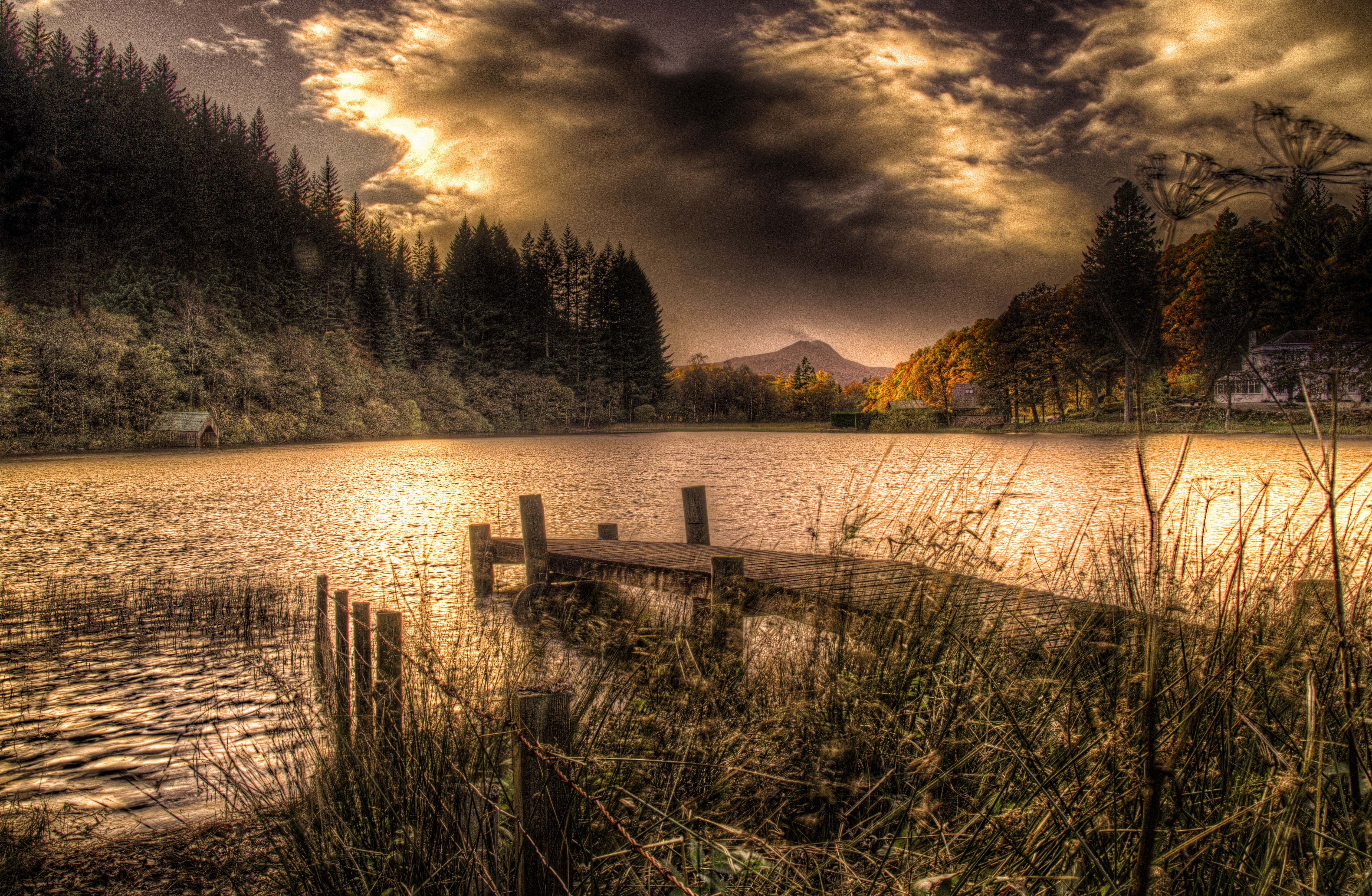 Sundown at Loch Ard LL5