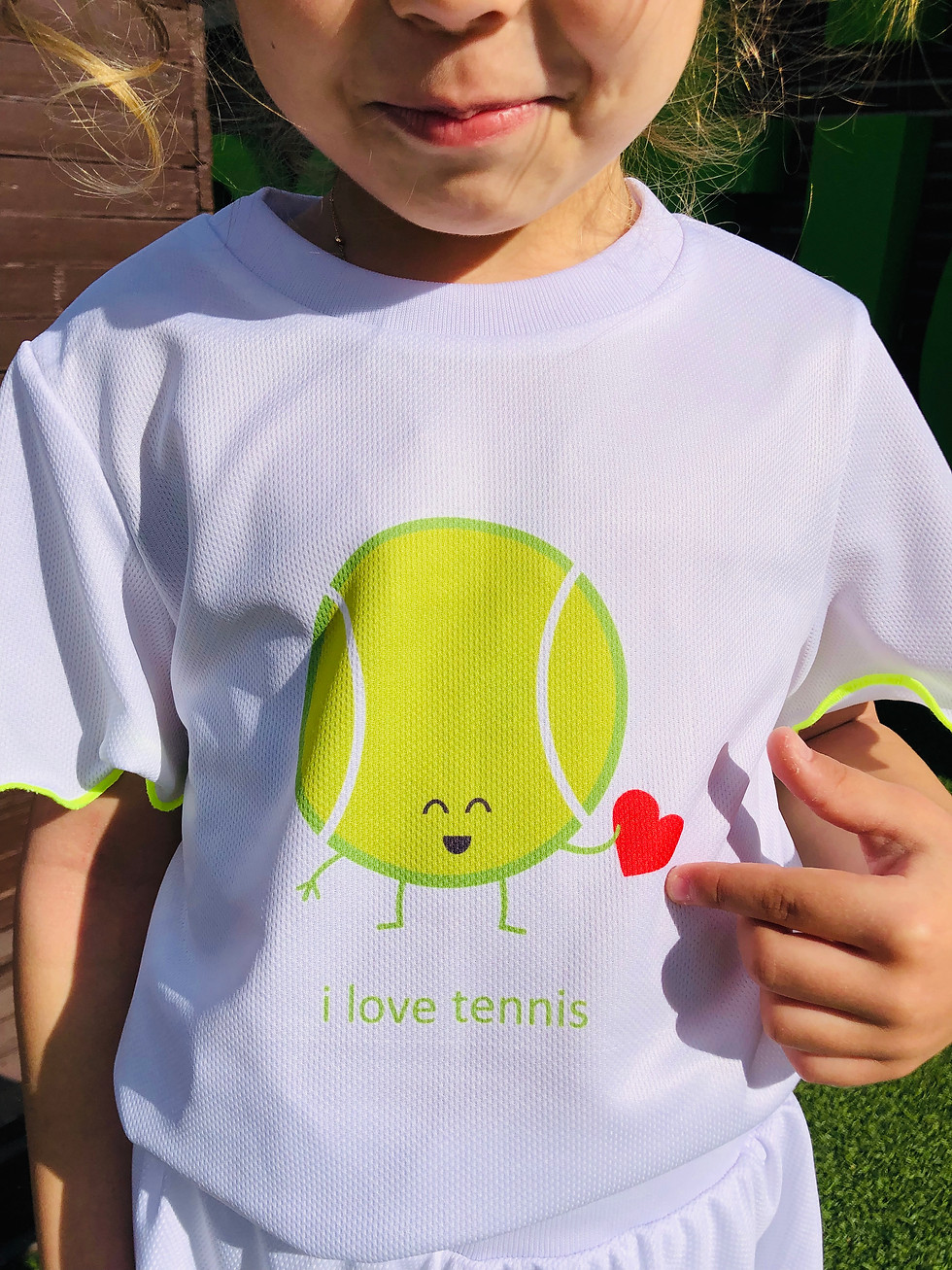 Миниатюра: Теннисный костюм для девочки “I love tennis”