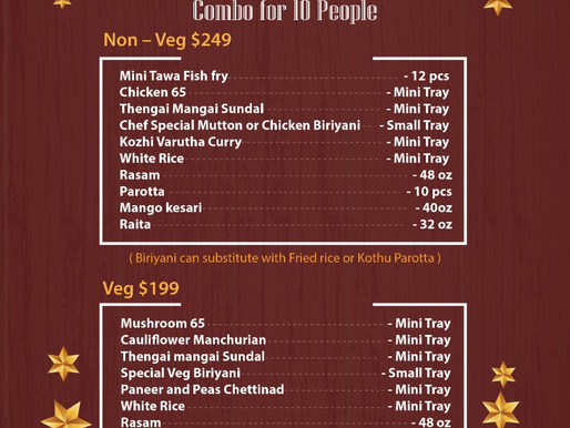 New Year's Eve Special & Bucket Snacks