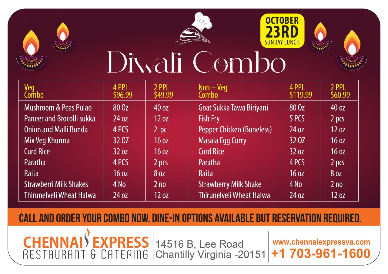 Diwali Combo Chennai ExpressC