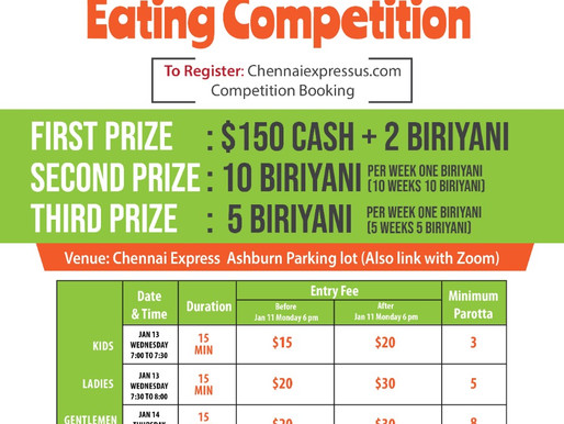 Parotta Eating Competition -2021