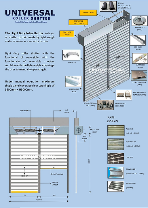 Catalog Universal Roller Shutter