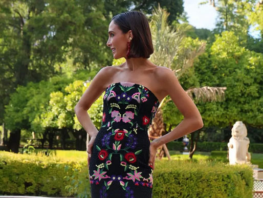 Diseño de la colección de invitada de Rocío Osorno, una propuesta elegante y femenina para bodas de verano.