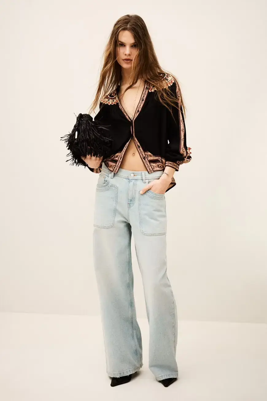 Blusa bohemia tendencia blusas primavera 2026