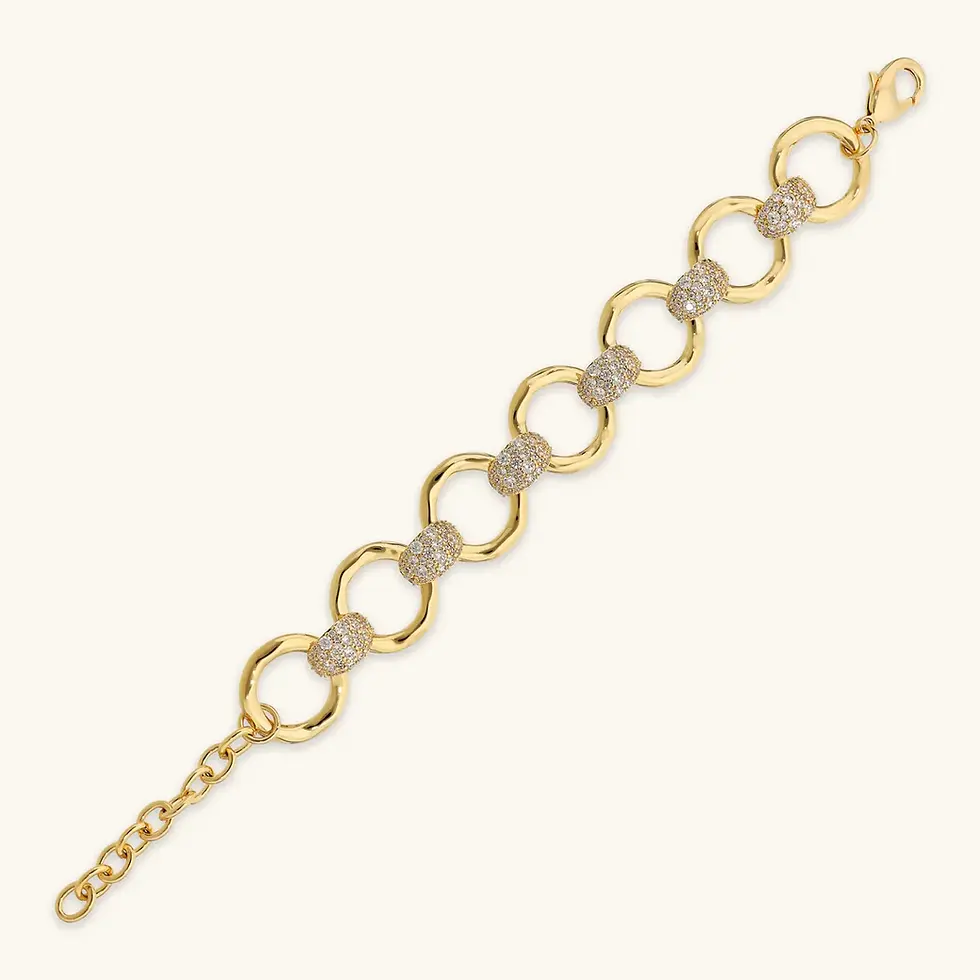 Miniatura: BRACCIALE CON ANELLI ETRUSCA COD. WSET00867.YG