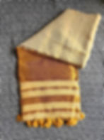 Thumbnail: Molten Majesty Linen Tissue Silk Saree