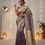 Thumbnail: Amethyst Glow Banarasi Tissue Silk Saree with Gota Patti Lace Work
