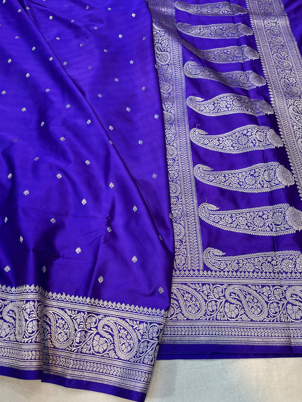 Thumbnail: Royal Rhapsody Banarasi Mashru Katan Silk Saree