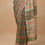 Thumbnail: Ocean Bloom Bagru Hand Block Printed Chanderi Silk Saree