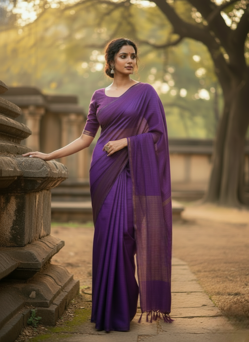 Jamini Pure Handwoven Matka Silk Saree