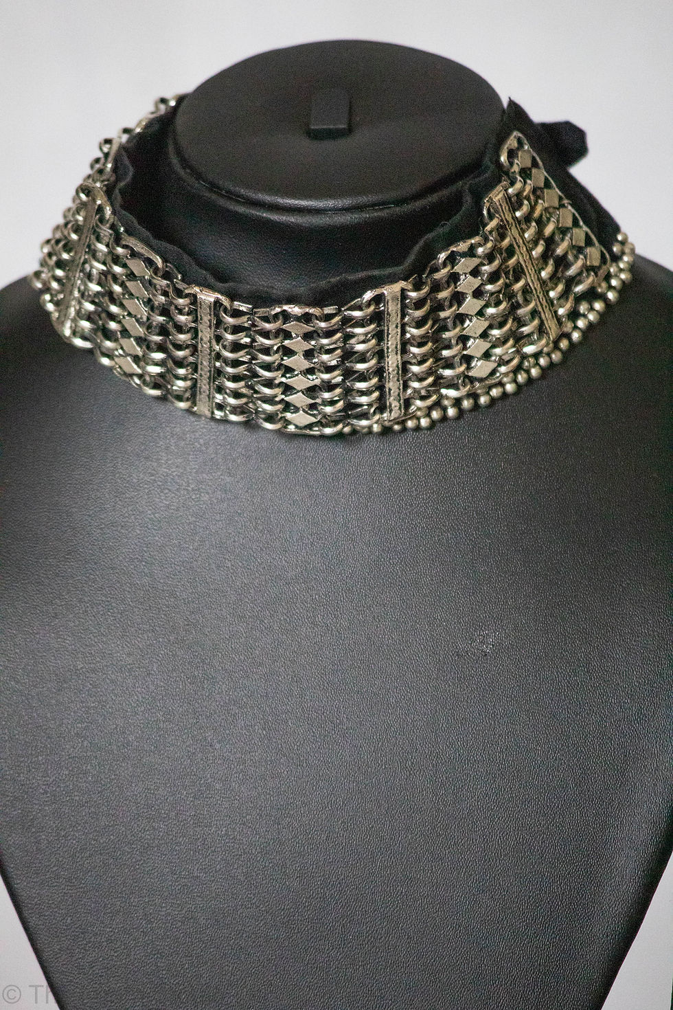 Thumbnail: Afghan Tribal Choker Set with Earrings