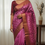 Thumbnail: Luxe Affair Pure Hand Block Printed Kosa Tussar Silk Saree