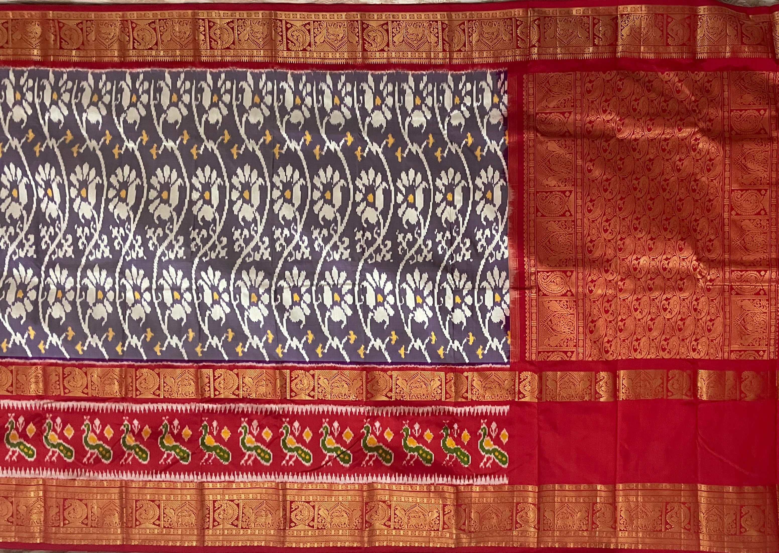 Shringarika Pure Kanchipuram Double Ikat Silk Saree