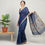 Thumbnail: Summer Tide Silk Linen Handwoven Jamdani Saree