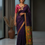 Thumbnail: Bird Tales Pure Handwoven Linen Jamdani Saree