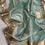 Thumbnail: Ocean Mist Handloom PureTissue Silk Saree with Gota Patti Lace Work