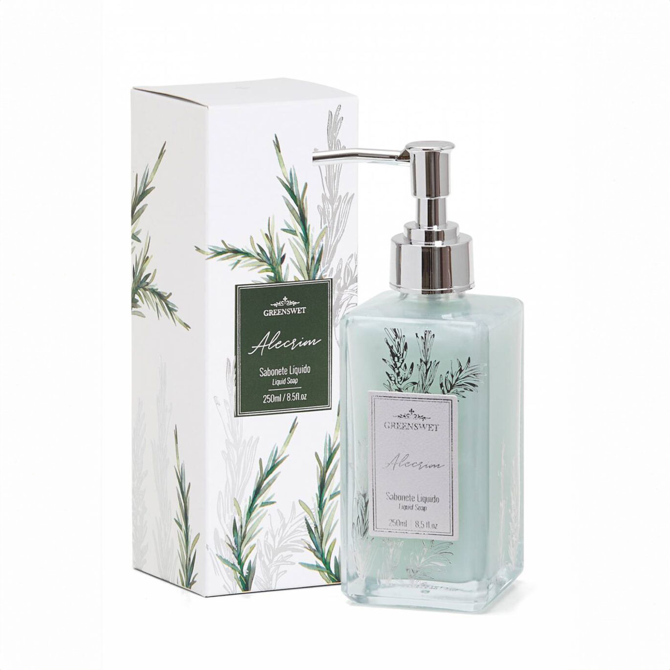 SABONETEIRA 250ML ESSÊNCIA ALECRIM