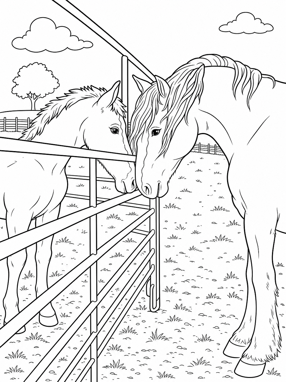 Agent Image - A black-and-white coloring book page in bold_ thick black outline style_ no