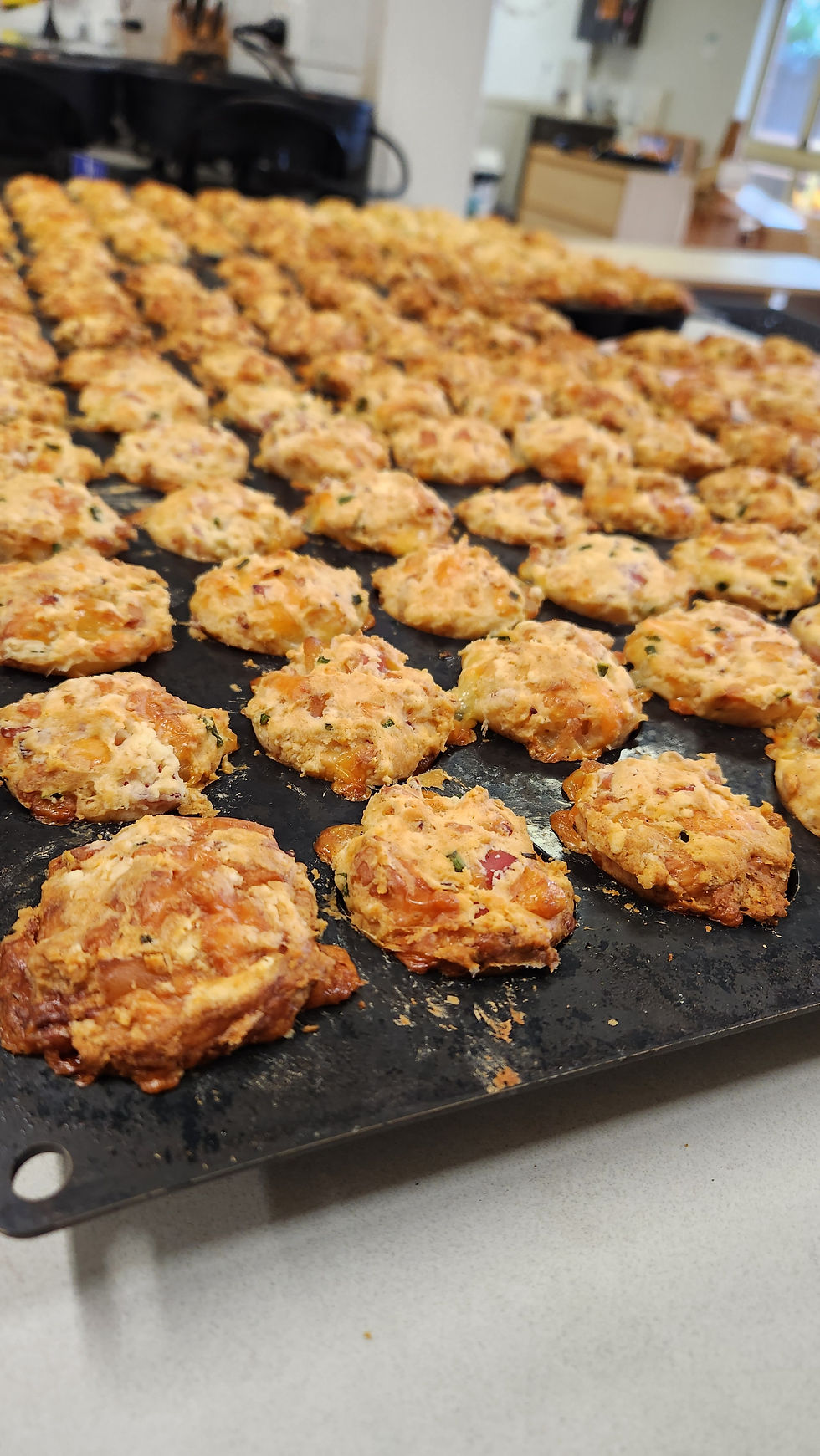 Cheese, Bacon and Chive Muffins
