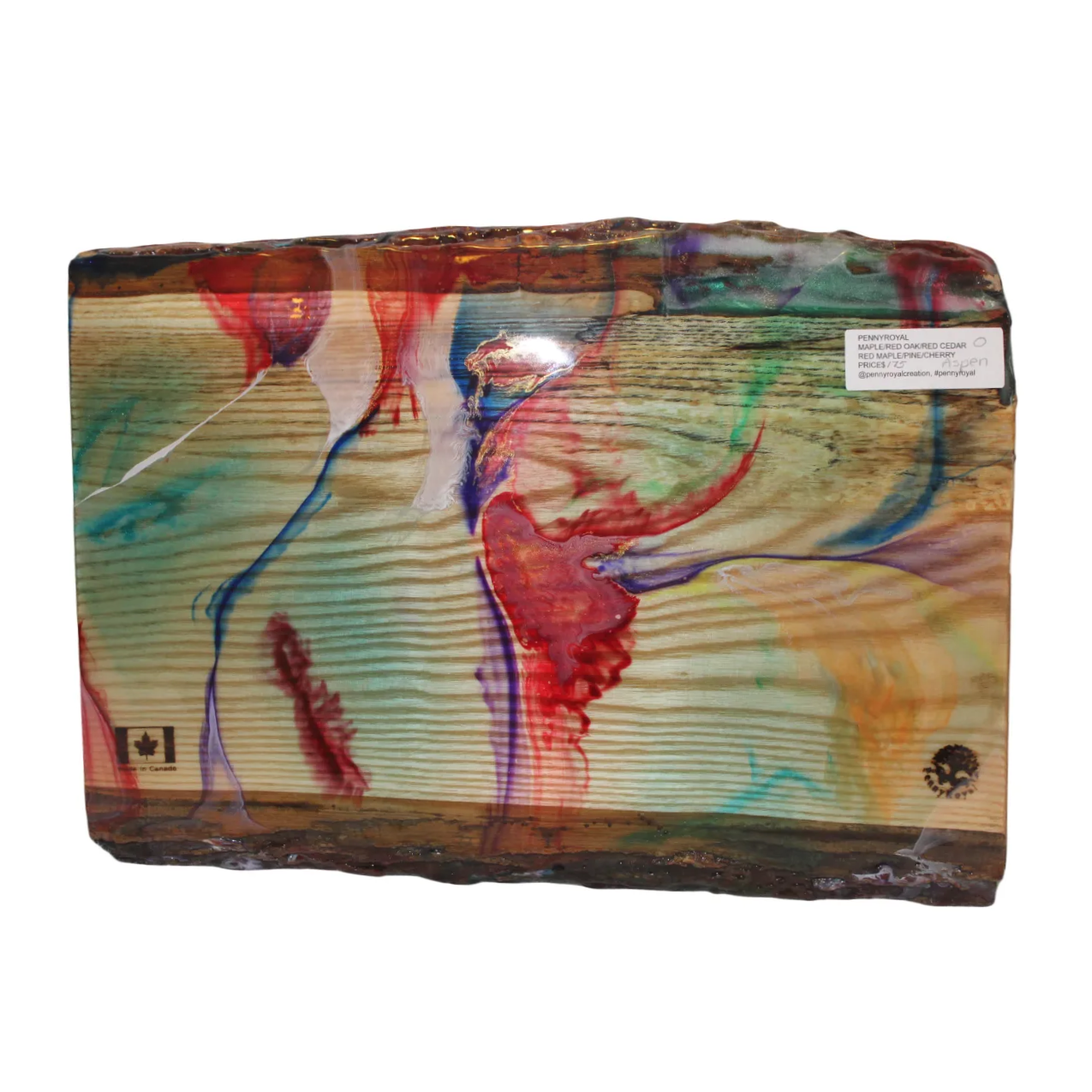 Wood – Aspen Abstract (15 ¾ x 1 1/2)