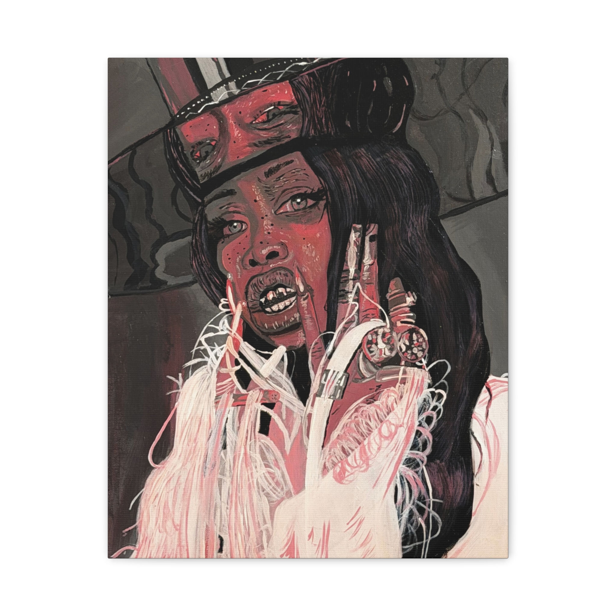Smokey Rose Erykah Badu Canvas