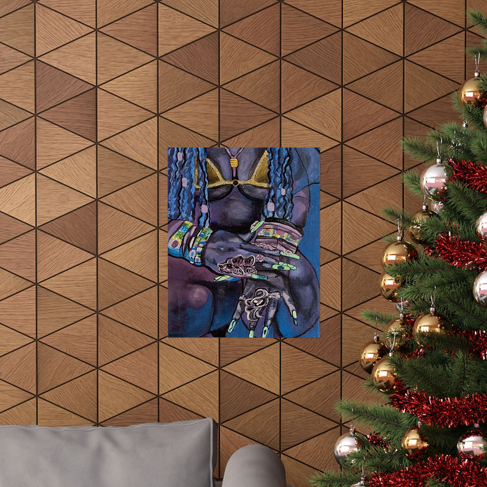 Thumbnail: Electric Melanin Poster Print